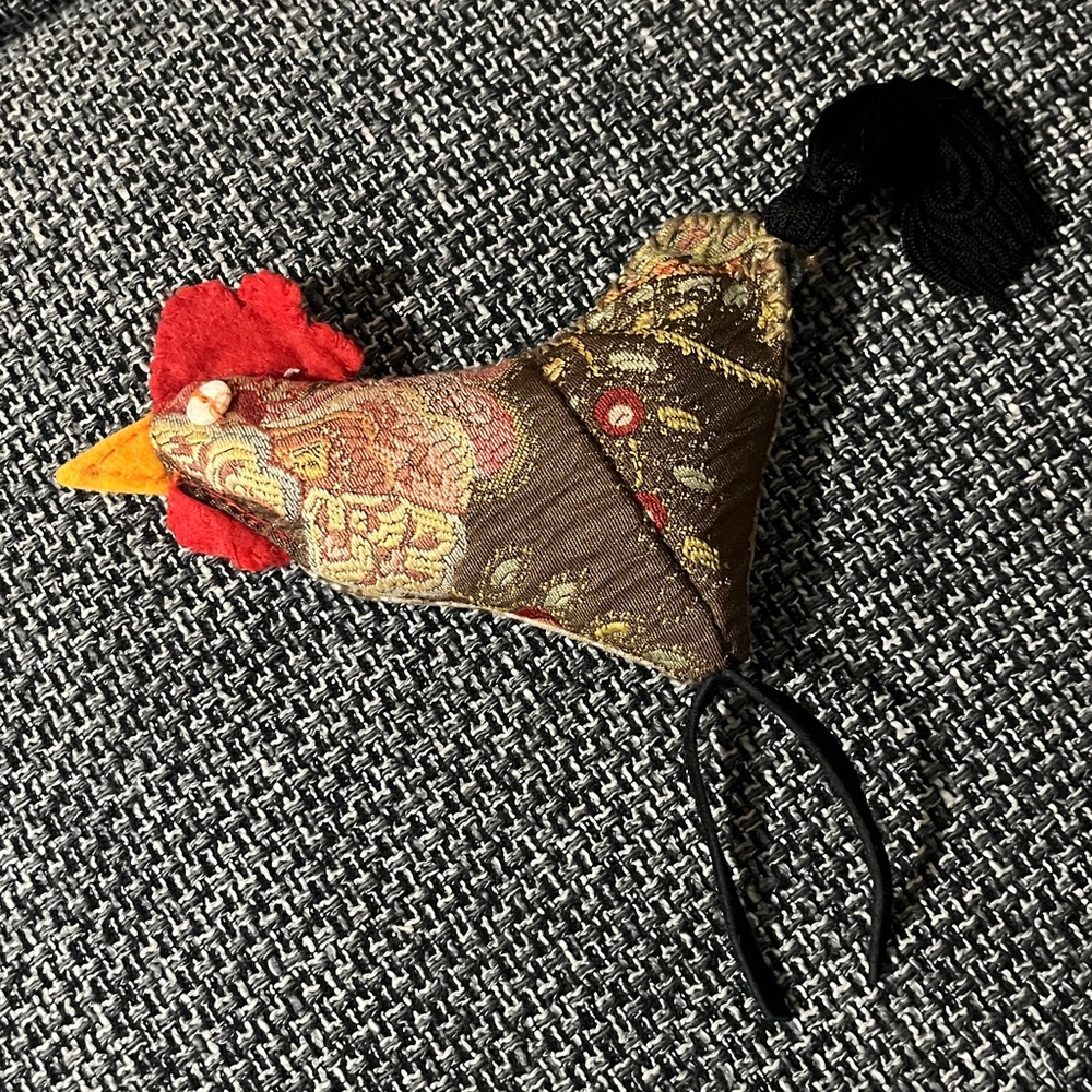 New Handmade Rustic Rooster Sachet Lavender & Rice Filled